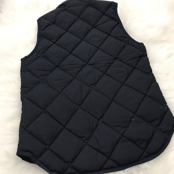 NWT J. Crew - Navy Blue Quilted Excursion Vest - Picture 7 of 7